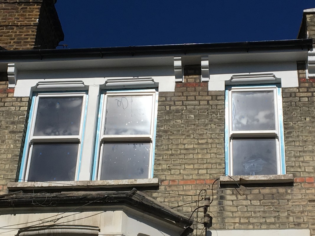 New uPVC sash windows fitted on Victorian terrace in Manor Park